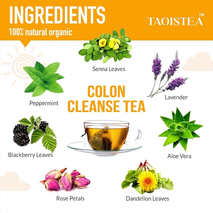 1 Colon Cleanse Tea & 1 Lung Detox Tea