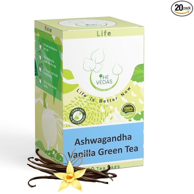 Ashwagandha Vanilla Green Tea