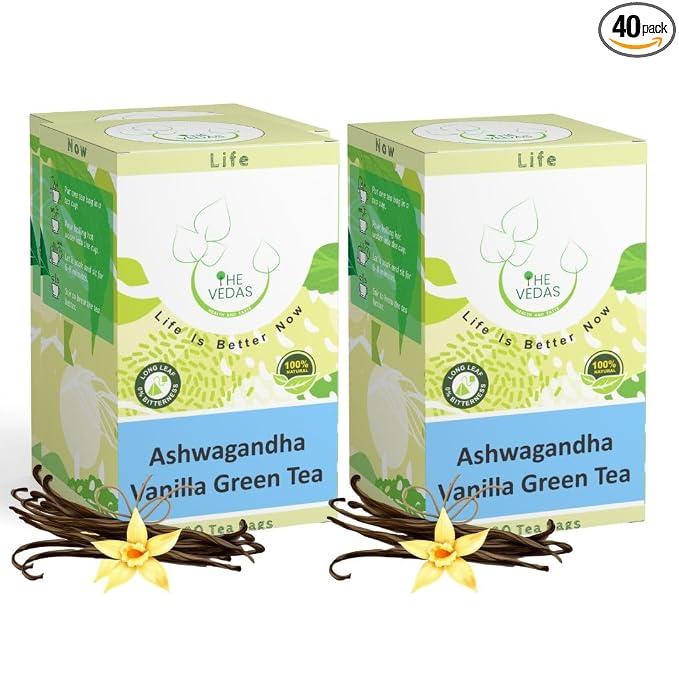 Ashwagandha Vanilla Green Tea