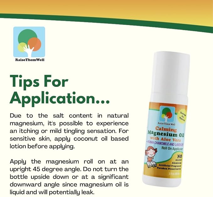 Kid Safe Magnesium Oil Roller + Roman Chamomile & Lavender
