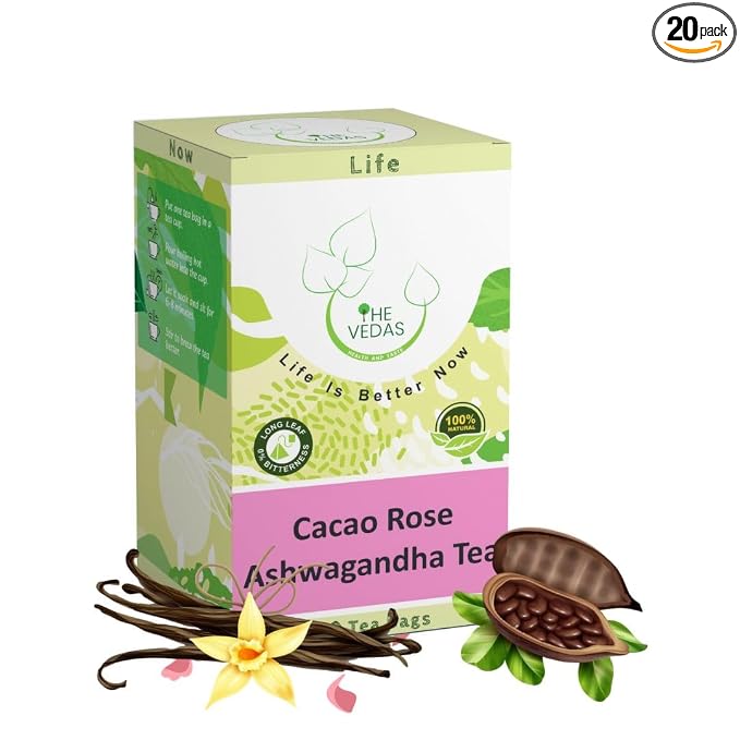 Cacao Rose Ashwagandha Tea