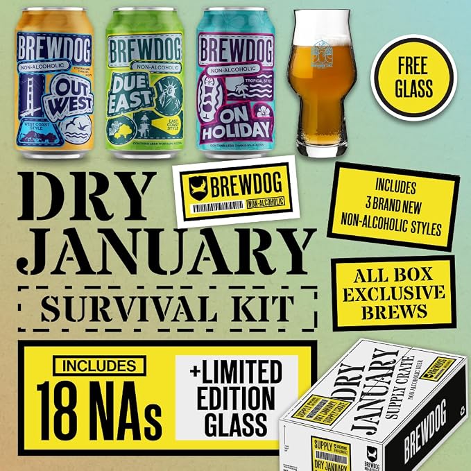 Dry January Survival Kit 18 Pack