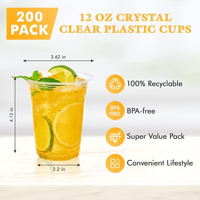 12 OZ Clear
