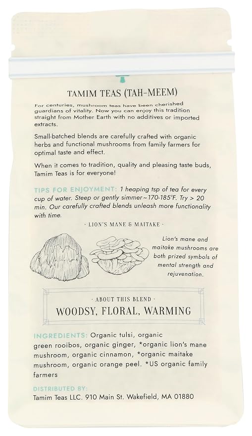 Clarity | Maitake and Lion's Mane Mushroom Tea