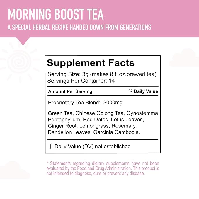 2 Morning Boost Tea