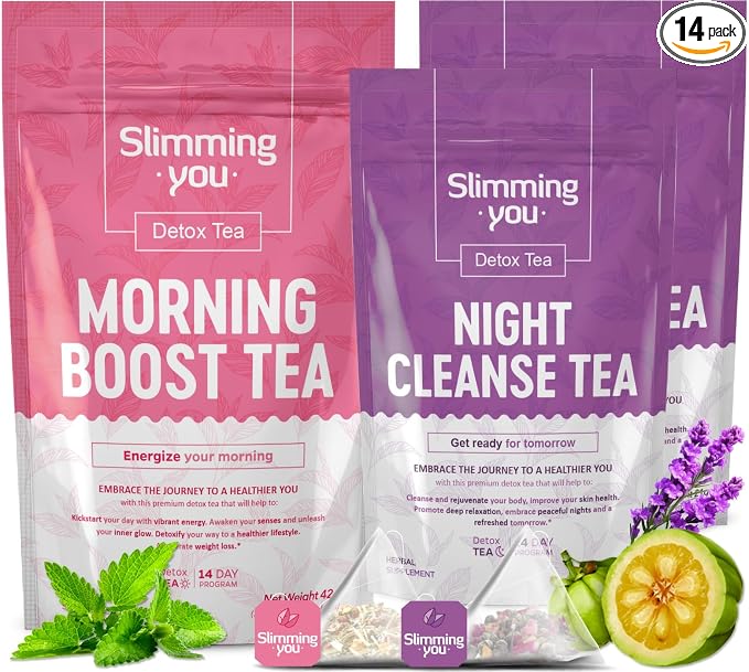 1 Morning Boost Tea & 2 Night Cleanse Tea