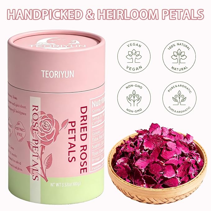 Dried Rose Petals(3.53oz/100g)