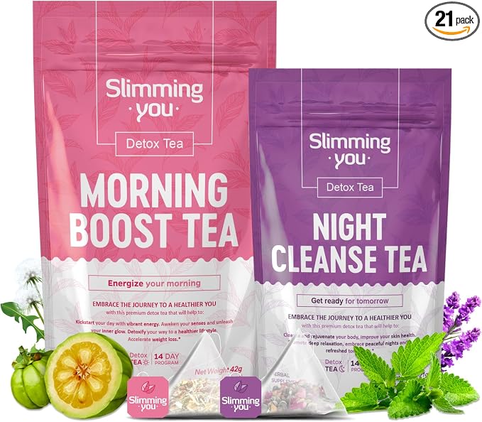 1 Morning Boost Tea & 1 Night Cleanse Tea
