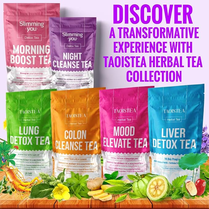 1 Morning Boost Tea & 2 Night Cleanse Tea