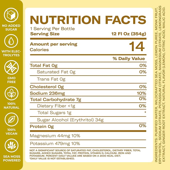 Lemon Ginger Lemongrass & Electrolyte
