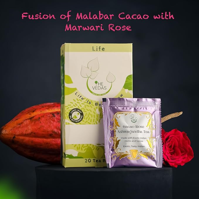 Cacao Rose Ashwagandha Tea
