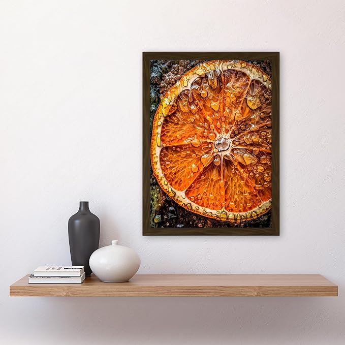 Framed Brown A3