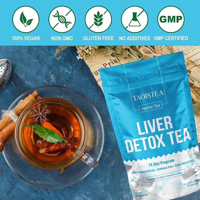 1 Colon Cleanse Tea & 1 Liver Detox Tea