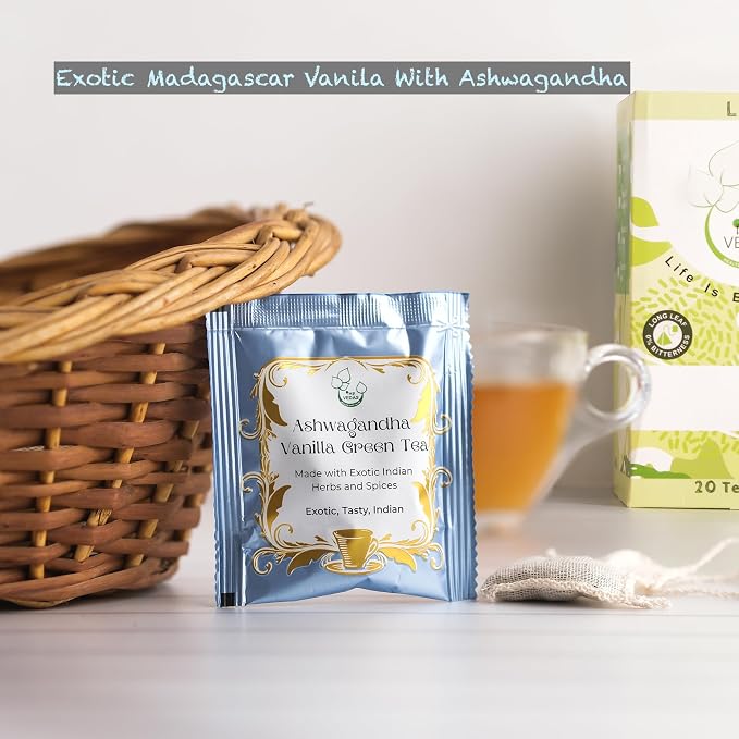 Ashwagandha Vanilla Green Tea