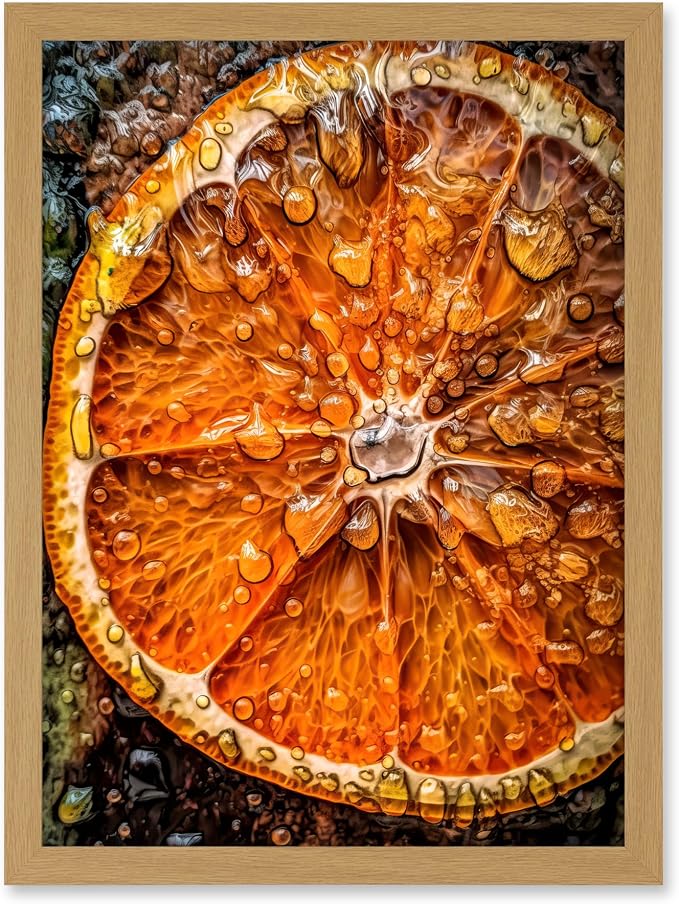 Framed Light Oak A3