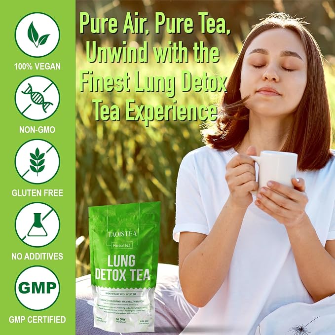 1 Colon Cleanse Tea & 1 Lung Detox Tea