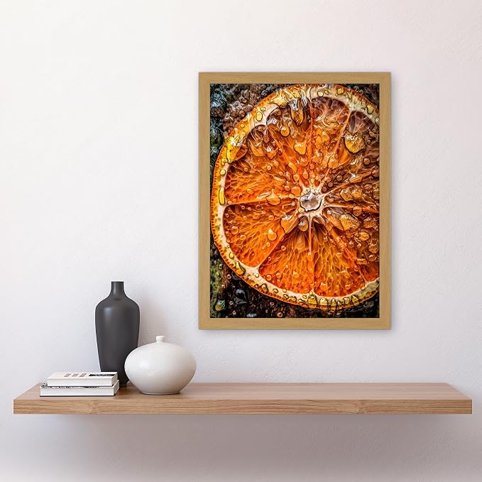 Framed Light Oak A3